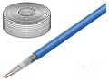 Wire: microphone cable; 2x0.35mm2; blue; OFC; -15÷70°C TASKER TAS-C128-BLUE