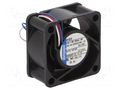Fan: DC; axial; 12VDC; 40x40x20mm; 10m3/h; slide; 6000rpm EBM-PAPST 412/2-036