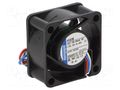 Fan: DC; axial; 12VDC; 40x40x20mm; 10m3/h; slide; 6000rpm EBM-PAPST 412/39
