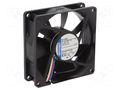 Fan: DC; axial; 24VDC; 80x80x25.4mm; 30m3/h; 1500rpm; 9292506128 EBM-PAPST 8414N/2GL