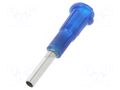 Needle: steel; 0.5"; Size: 12; straight; 2.27mm; Body: black-blue FISNAR FIS-12-1/2-ES