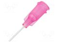 Needle: plastic flexible; 0.5"; Size: 20; straight; 0.6mm FISNAR FIS-20F-1/2