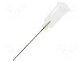 Needle: steel; 1"; Size: 27; straight; 0.2mm; Body: semi-transparent FISNAR FIS-27-1-ES