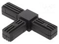 Mounting coupler; for profiles; polyamide; -30÷100°C; I: 56mm ELESA+GANTER STC.20-2A-3W-R-C9