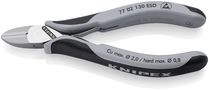 KNIPEX 77 02 130 ESD Electronics Diagonal Cutters ESD with box joint with multi-component handles 130 mm 77 02 130 ESD
