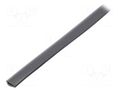 Hole and edge shield; PVC; L: 10m; grey; H: 9mm; W: 5mm; -30÷70°C KURANT EP-1.5/GY
