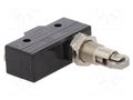 Microswitch SNAP ACTION; 15A/250VAC; 0.3A/220VDC; with roller SPAMEL MS1308