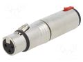 connector "ADAPTER XLRF 3POLE  1/4"" JACK" NEUTRIK NTR-NA3FJ