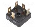 Bridge rectifier: three-phase; Urmax: 50V; If: 15A; Ifsm: 350A; THT DIOTEC SEMICONDUCTOR DB15-005-DIO