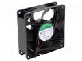 Fan: DC; axial; 24VDC; 80x80x25mm; 62.86m3/h; 30dBA; slide SUNON EF80252S2-A99