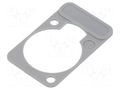 connector LETTERING PLATE GREY NEUTRIK NTR-DSS-GREY