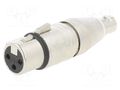 connector ADAPTER XLRF 2POLE  BNC NEUTRIK NTR-NA2FBNC