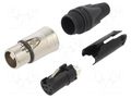 Connector: XLR; plug; female; XX; 7.5A; PIN: 6; straight; for cable NEUTRIK NTR-NC6FXX