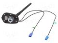 Antenna; car top; 0.2m; AM,FM,GPS; Opel; with amplifier; 0.45m 4CARMEDIA ANT.62