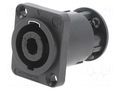 connector SPEAKON PANEL 4POLE ST NEUTRIK NTR-NL4MP-ST