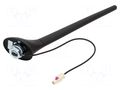 Antenna; car top,automotive; 0.2m; AM,FM; with amplifier; 0.275m 4CARMEDIA ANT.65