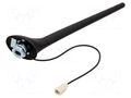 Antenna; car top,automotive; 0.2m; AM,FM; Alfa Romeo,Fiat,Lancia 4CARMEDIA ANT.69