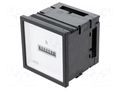 Meter: counter; on panel; analogue,mounting; 10÷80V; 72x72mm CROMPTON - TE CONNECTIVITY M243-157-G