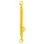 Color Chain (rope) colorful chain phone holder pendant for backpack wallet yellow, Hurtel 5907769326301 5907769326301