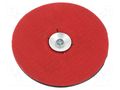 Backing pad; Ø: 125mm; for abrasive discs; Socket size: 6mm PROLINE PRE-27035
