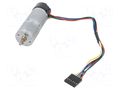 Motor: DC; with encoder,with gearbox; LP; 6VDC; 2.4A; 34rpm; 172: 1 POLOLU POLOLU-4828