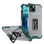 Crystal Ring Case Kickstand Tough Rugged Cover for iPhone 13 green, Hurtel 5907769330919 5907769330919