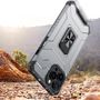 Crystal Ring Case Kickstand Tough Rugged Cover for iPhone 13 Pro Max red, Hurtel 5907769330971 5907769330971