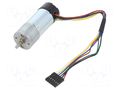 Motor: DC; with encoder,with gearbox; LP; 6VDC; 2.4A; 290rpm POLOLU POLOLU-4823