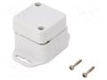 Enclosure: multipurpose; X: 45mm; Y: 45mm; Z: 40mm; ZP; ABS; gasket KRADEX ZP454540UJHABS