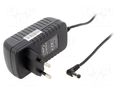 Power supply: switching; mains,plug-in; 24VDC; 1A; 24W; 86%; angled CELLEVIA POWER CLW-2424-W2E-EB-L