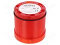 Module: light signaller; red; LED; 24VDC; 24VAC; IP65; Ø70x65.5mm SIEMENS 8WD4420-5AB