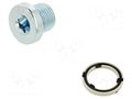Protection cap; zinc plated steel; Thread: G 1/8"; 3.5Nm FESTO B-1/8