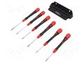 Kit: screwdrivers; precision; hex key,spherical; PicoFinish® WIHA WIHA.42993