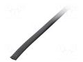 Hole and edge shield; PVC; L: 10m; black; H: 9mm; W: 6mm; industrial RST ROZTOCZE UT-4.9.01-10M