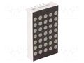 Display: LED; matrix; 5x7; red; 20mcd; anode; 39.1x22.8x8mm OPTOSUPPLY OSK351541-BR