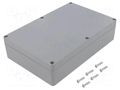 Enclosure: multipurpose; X: 146mm; Y: 222mm; Z: 55mm; ABS; light grey GAINTA A317-IP68