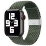 Braided Fabric Bracelet Strap Fabric Band for Apple Watch 38 / 40 / 41 mm - Green, Hurtel 5907769336652 5907769336652