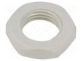 Nut; Thread: PG; polyamide; PMAFIX MN; grey; 19mm; Thread: PG7 PMA I-GMN-07