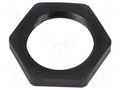 Nut; Thread: metric; polyamide; PMAFIX MN; black; Pitch: 1.5; 41mm PMA I-BMN-M32