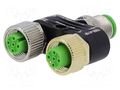 T adapter; M12 male,M12 female x2; A code-DeviceNet / CANopen MURRELEKTRONIK 7000-41161-0000000