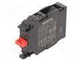 Contact block; 22mm; 3SU1.5; -25÷70°C; front fixing; SIRIUS ACT SIEMENS 3SU1400-1AA10-1EA0