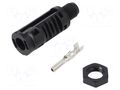 Connector: solar; socket; male; SOLARLOK; for panel mounting TE Connectivity 1971919-1
