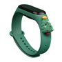 Strap Xmas for Xiaomi Mi Band 3 / 4 Christmas Silicone Strap Bracelet with Christmas Tree - Dark Green, Hurtel 5907769331015