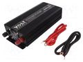 Converter: DC/AC; 1000W; Uout: 230VAC; 10.5÷15.5VDC; Ppeak: 2000W VOLT POLSKA SINUS-2000-12V