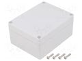 Enclosure: multipurpose; X: 90mm; Y: 115mm; Z: 55mm; polycarbonate GAINTA P212-IP68