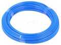 Pneumatic tubing; max.11bar; L: 25m; polyurethane; Flowmatik; blue PNEUMAT 259.04SB-25