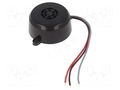 Sound transducer: piezo signaller; 80÷90dB; Colour: black; 12÷24V MPM BCP-1