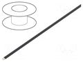 Wire; LiYz; 2x0.08mm2; 60V; Package: 100m; Cu; stranded; black DONAU ELEKTRONIK D-114-11-100