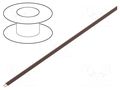 Wire; LiYz; 2x0.08mm2; 60V; Package: 100m; Cu; stranded; brown DONAU ELEKTRONIK D-114-88-100