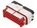 Connector: automotive; plug; female; AMPSEAL; PIN: 35; IP6K9K; white TE Connectivity 776164-2